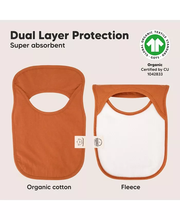 KeaBabies Baby Boys 8-Pack Baby Bibs Pull-on Bibs, Baby Drool Bibs for Baby Baby Baby Bib Unisex