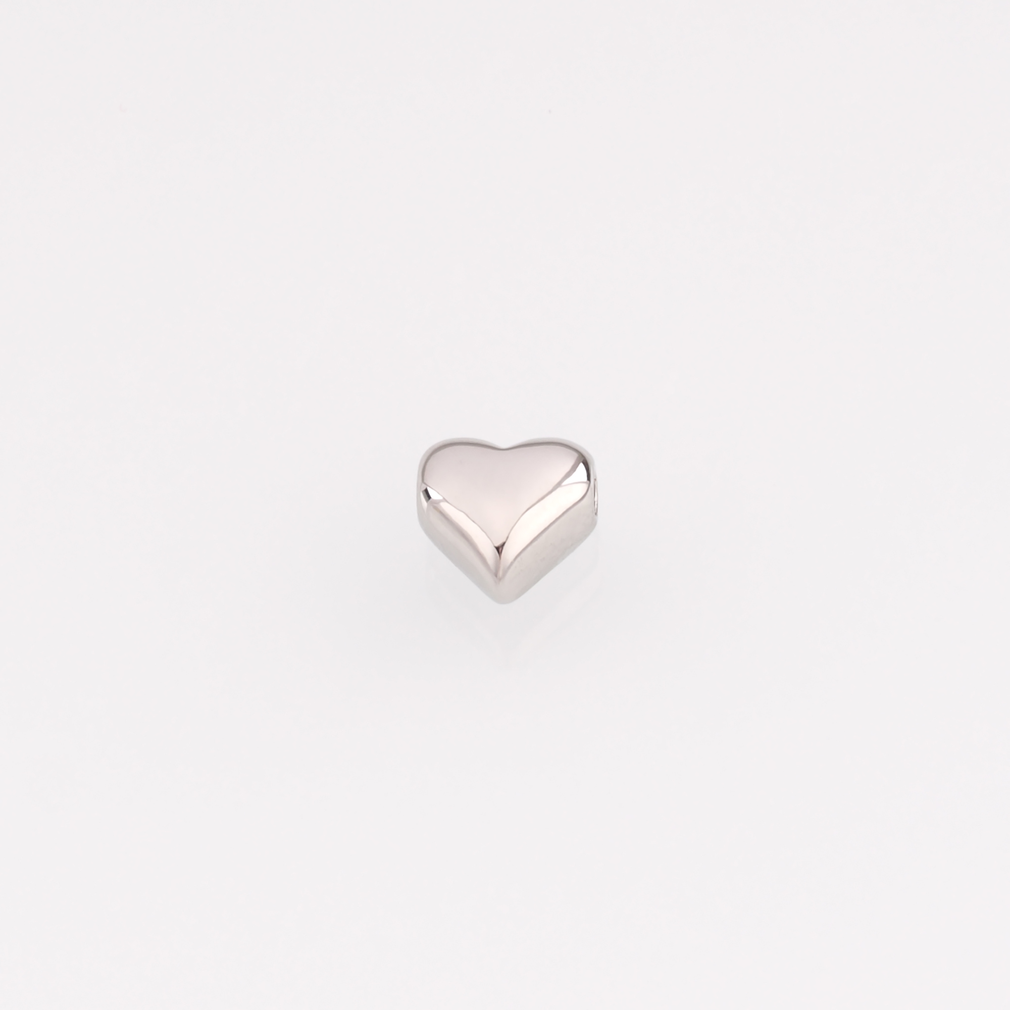 18K Gold Filled Heart Spacer Beads,Heart Bead for Bracelet Jewelry Necklace Making Supply