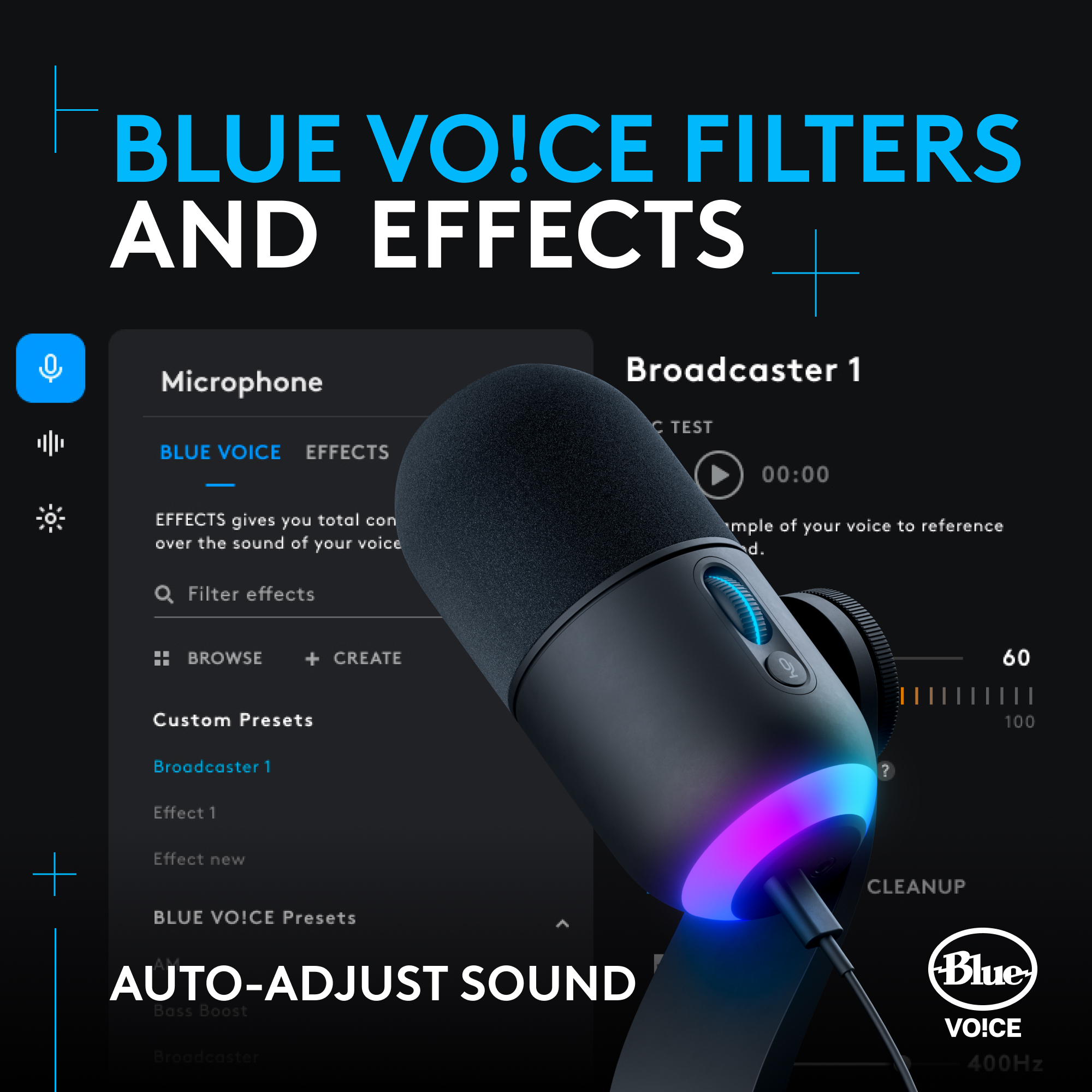 Logitech - Yeti GX Wired Supercardioid Dynamic Gaming Microphone with LIGHTSYNC RGB Lights