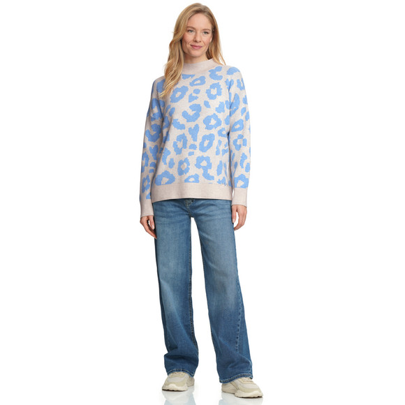 Gina Benotti Damen Strickpullover mit Stehkragen