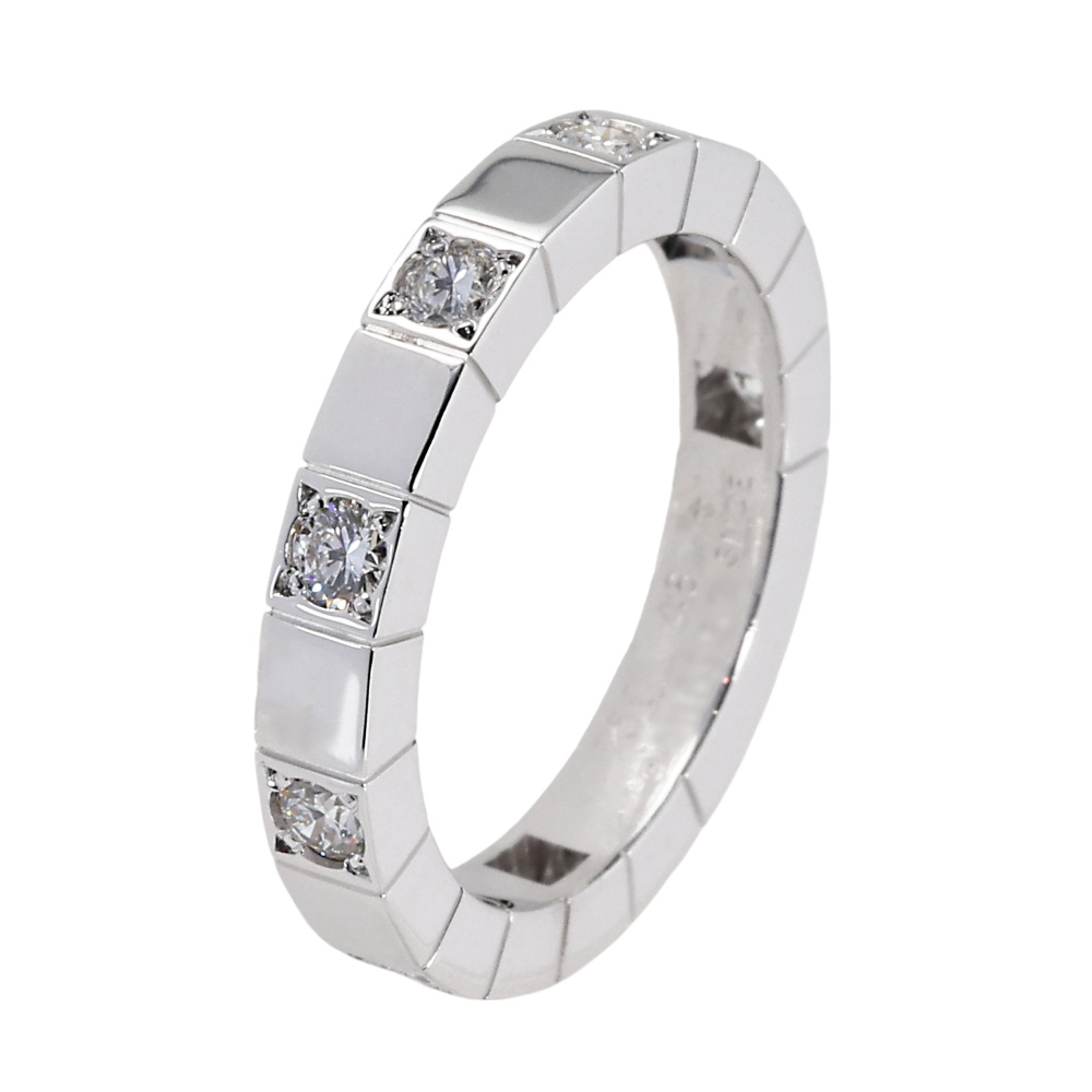 Cartier Laniere Ring 18K White Gold Diamond B4048400