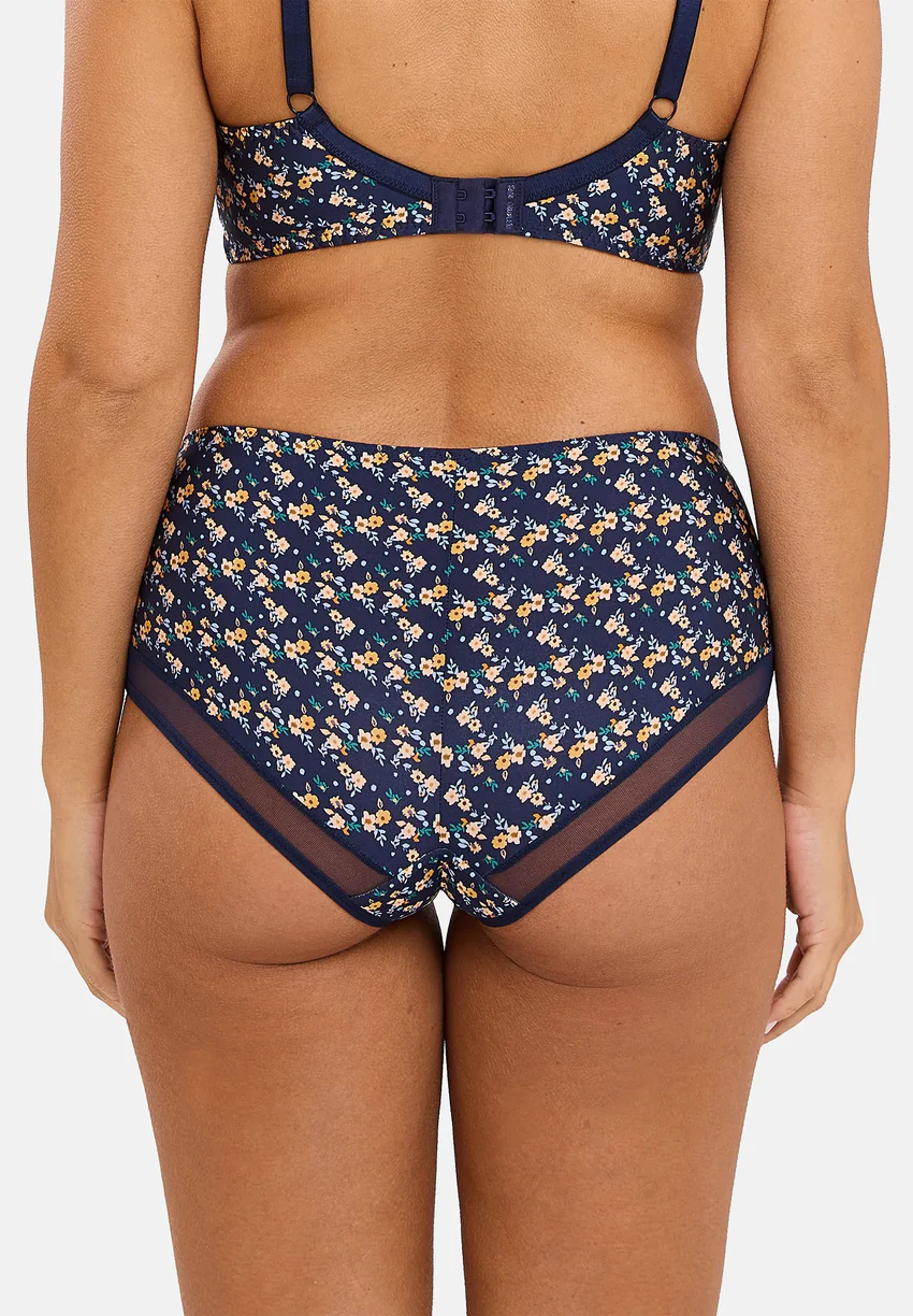 Shorty Complice Imprimé Liberty Bleu Marine