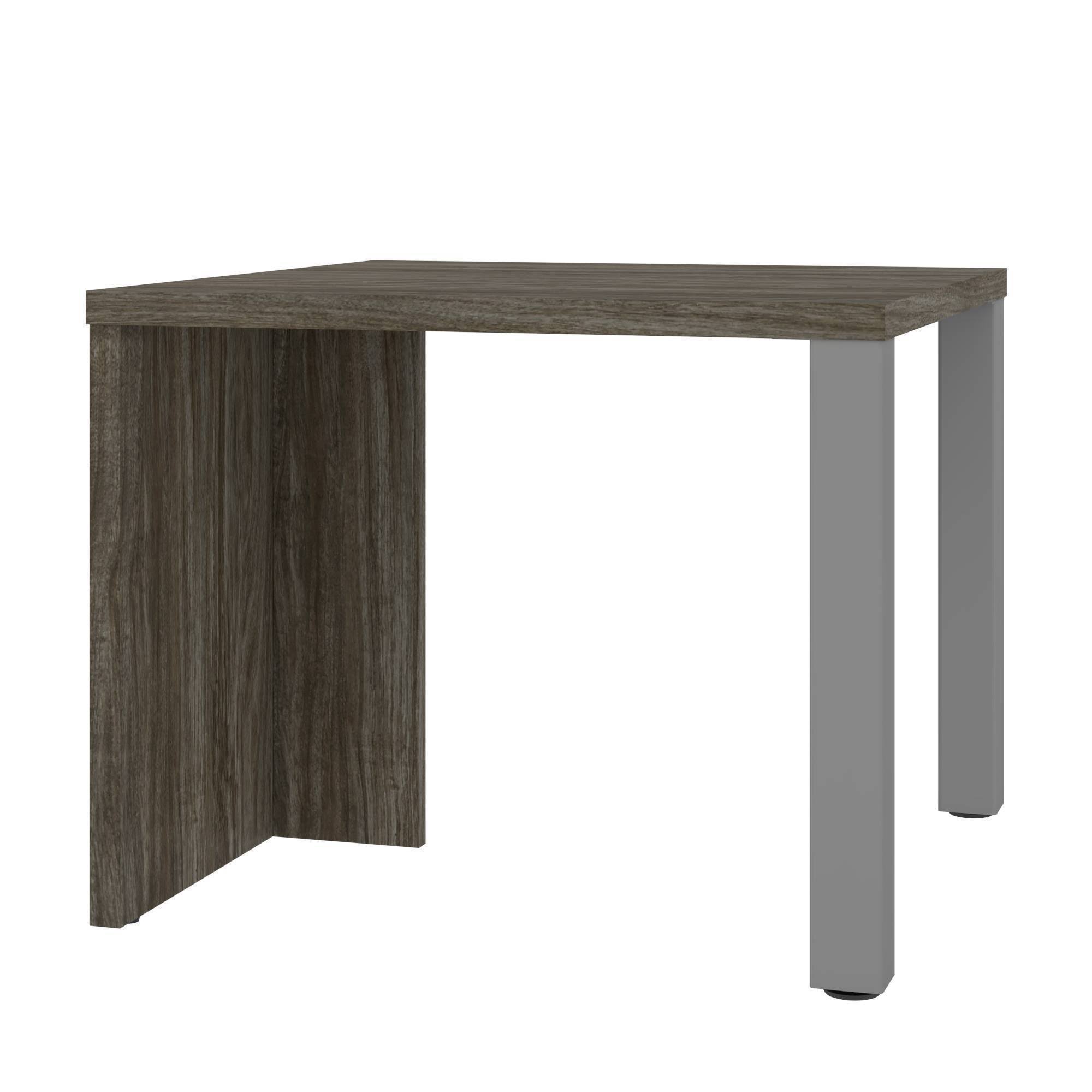 Bestar Lucida End Table - Walnut Grey