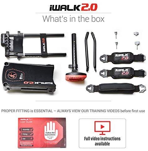 iWALK3.0 Hands Free Crutch - Pain Free Knee Crutch - Alternative to Crutches