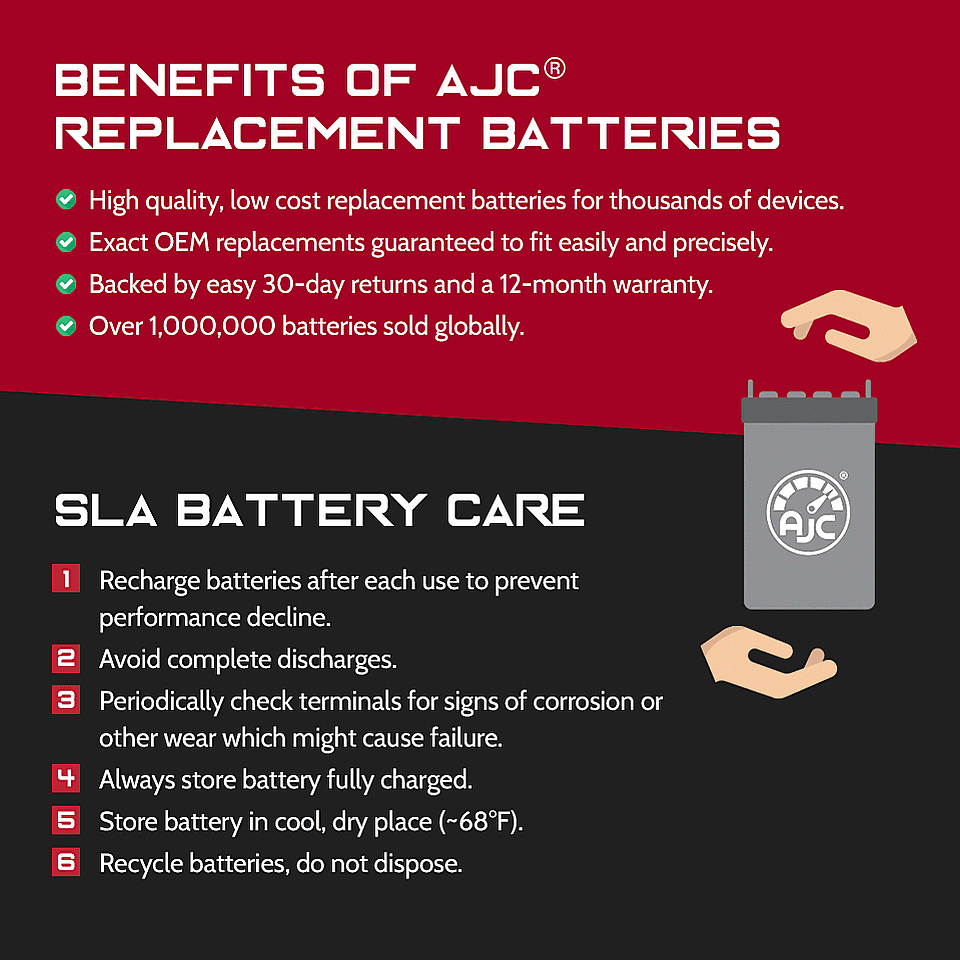 Caterpillar D6 12V 35Ah Industrial Replacement Battery