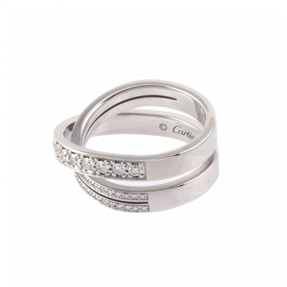 Cartier Ethancel Do Ring 18K White Gold Diamond N4243000