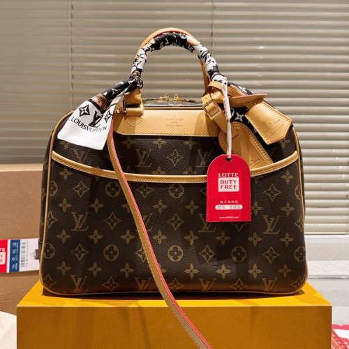 Louis Vuitton Deauville MM Monogram Brown 13.8 Inches