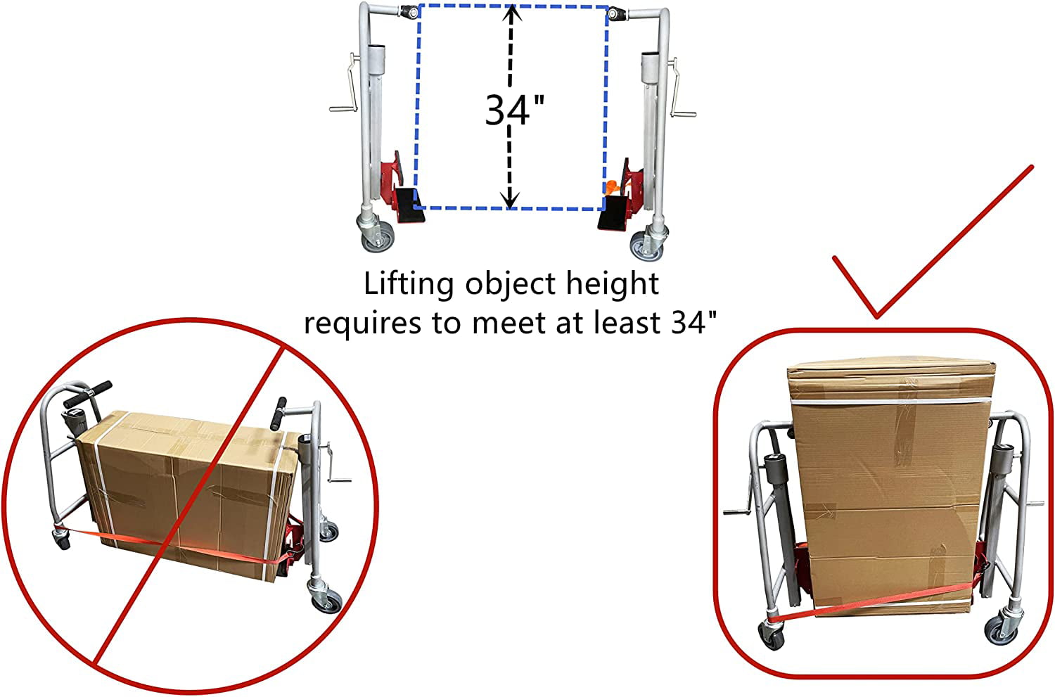 Manual Furniture Mover (Set of 2), 1100 lb. Cap, Aluminum, 12