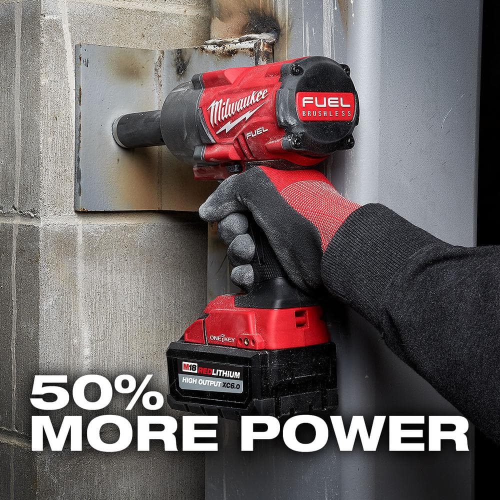 Milwaukee M18 18-Volt Lithium-Ion High Output 6.0Ah Battery Pack (2-Pack) 48-11-1862