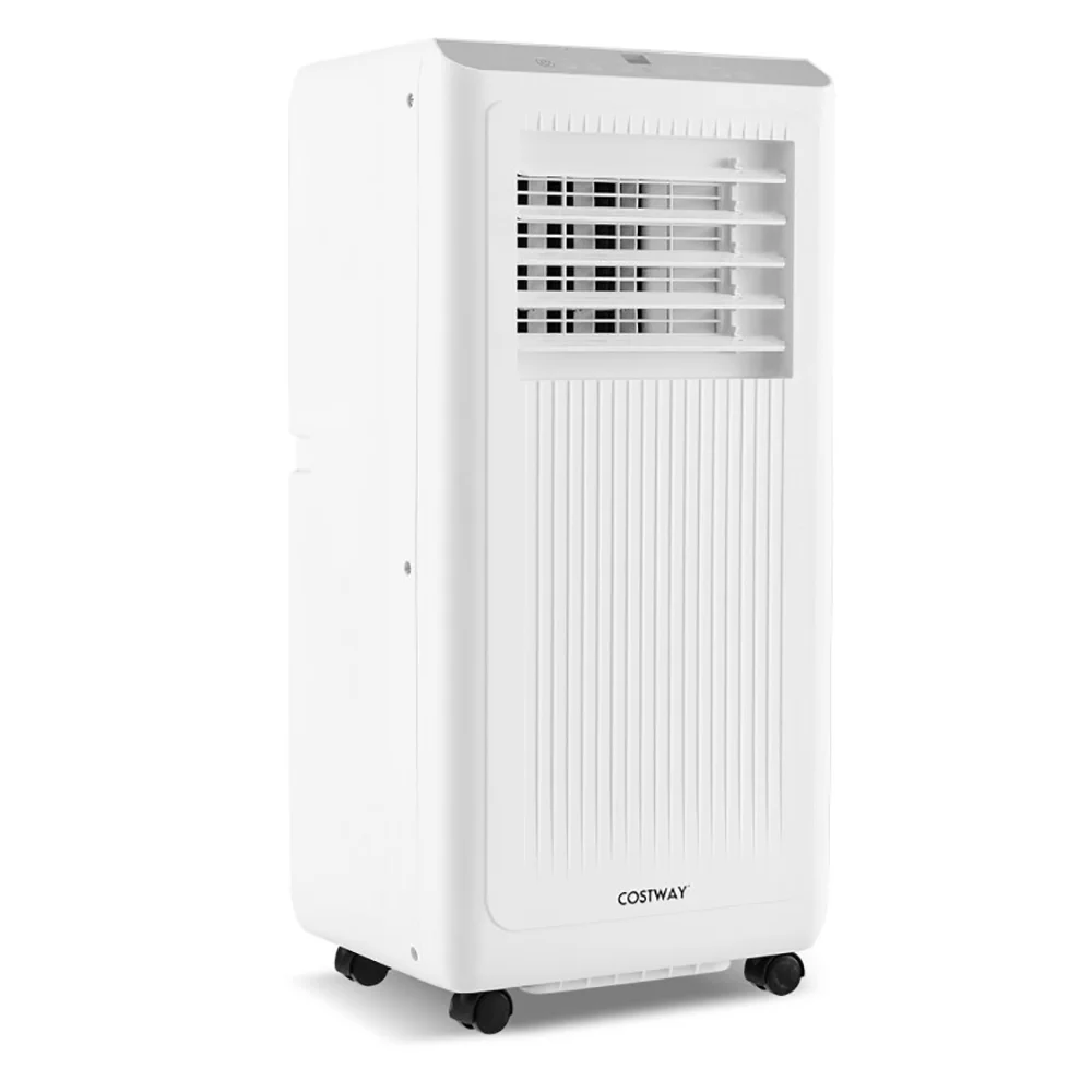 Kepooman Small Air Conditioner Portable,Portable AC,8000 BTU Portable Air Conditioner 3 in 1 AC Unit Fan and Dehumidifier for Rooms up to 250 Sq FT-White