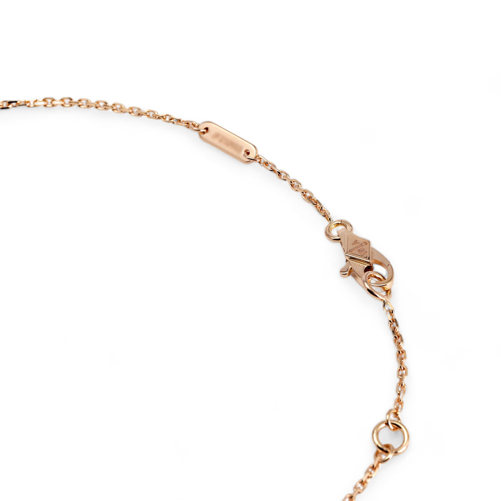 Van Cleef & Arpels Frivole Necklace 18K Rose Gold Ruby VCARP7S800