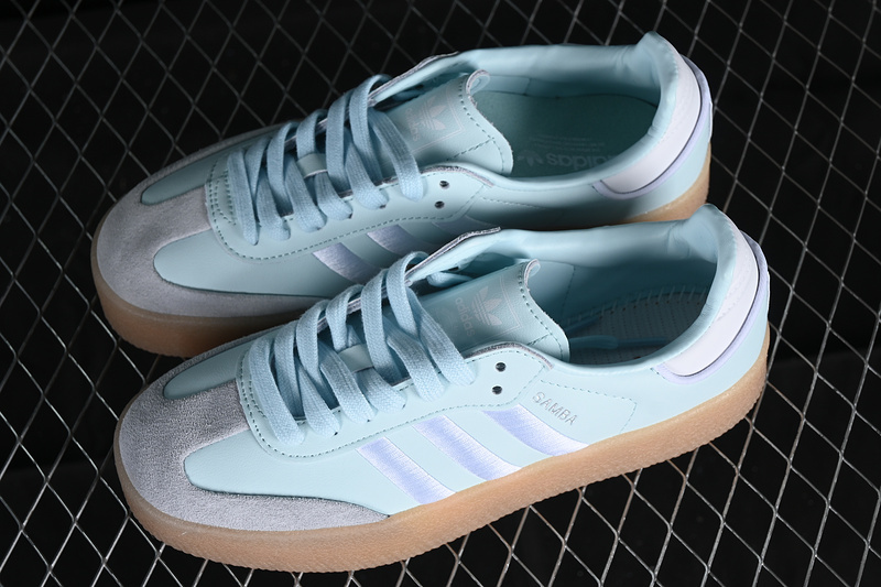 Adidas Samba W Almost Blue/Cloud White/Silver Metallic ID0435