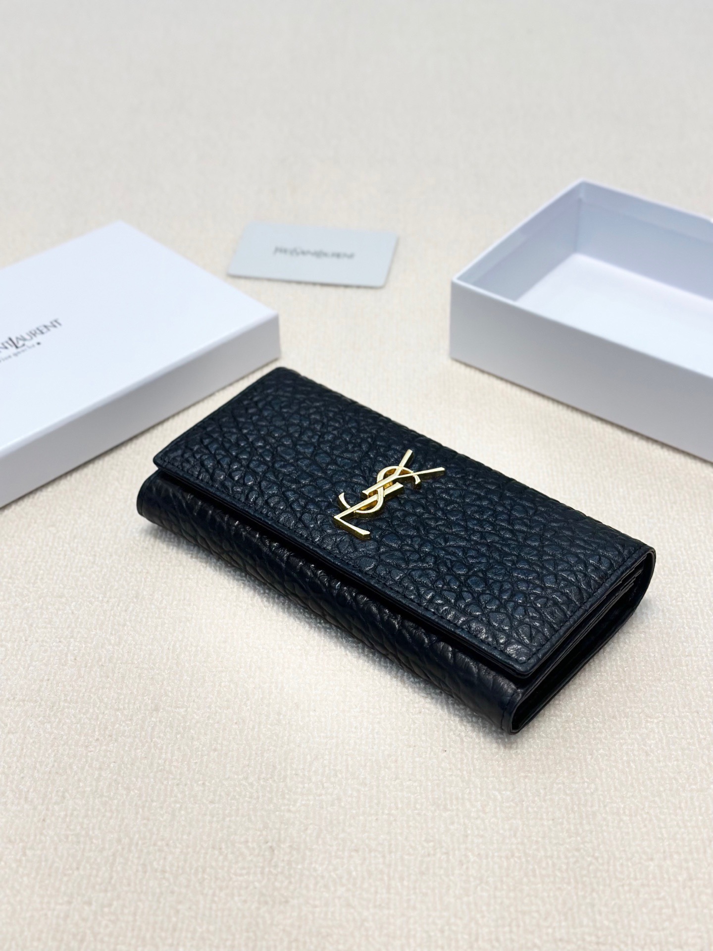 YSL Leather Wallet - cnluxepick