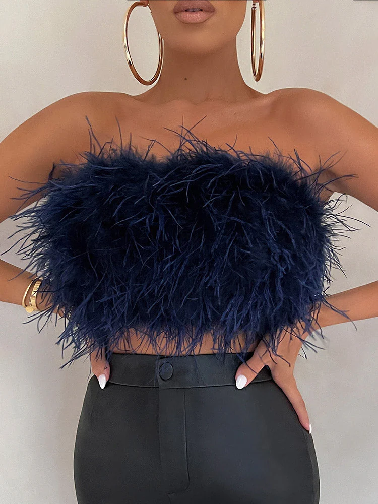 Feather Crop TopClistos