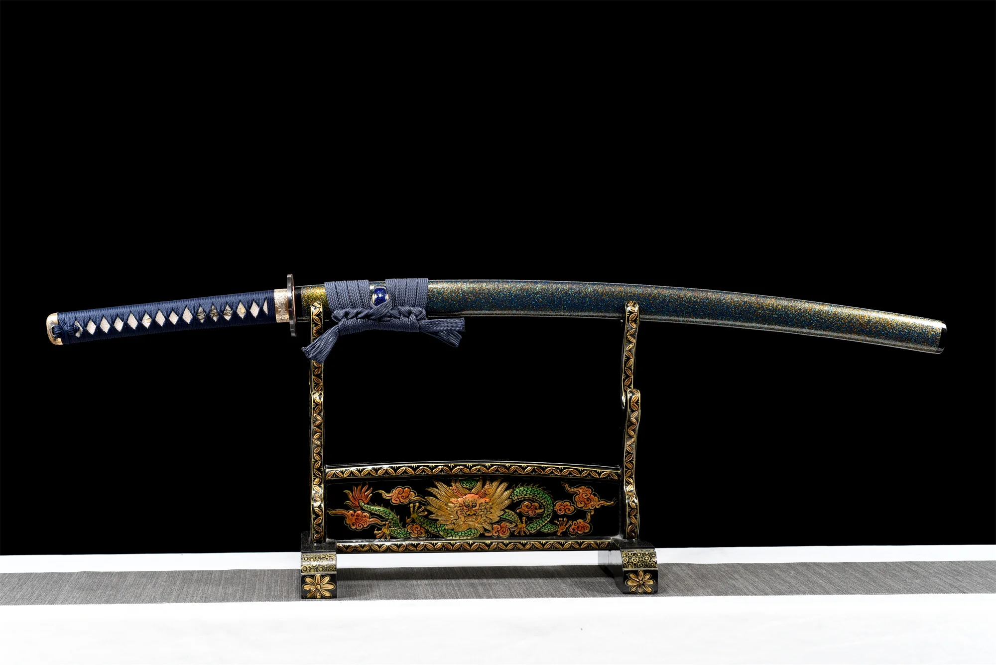 T10 Clay Tempered Green Katana – Full Tang, Real Hamon