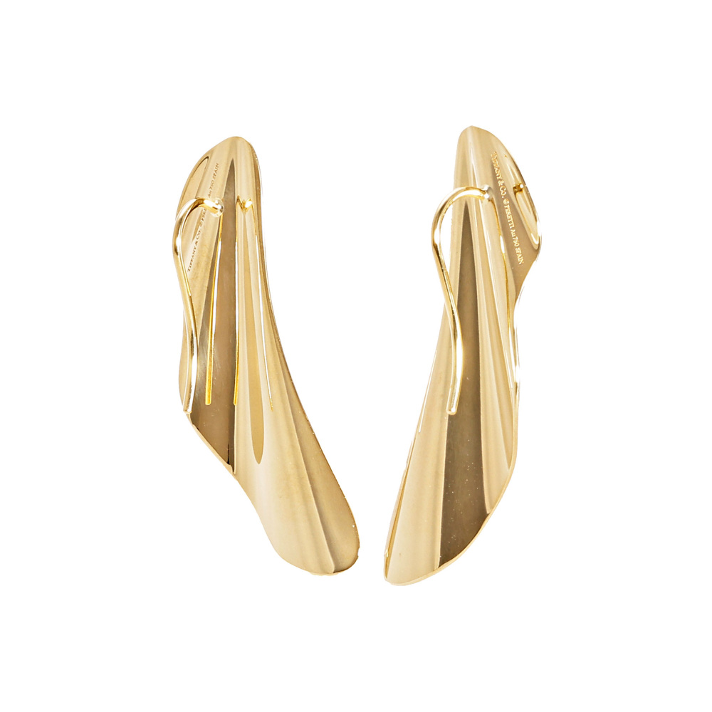 Tiffany & Co. High Tide Elsa Peretti Earrings 18K Yellow Gold 67740319