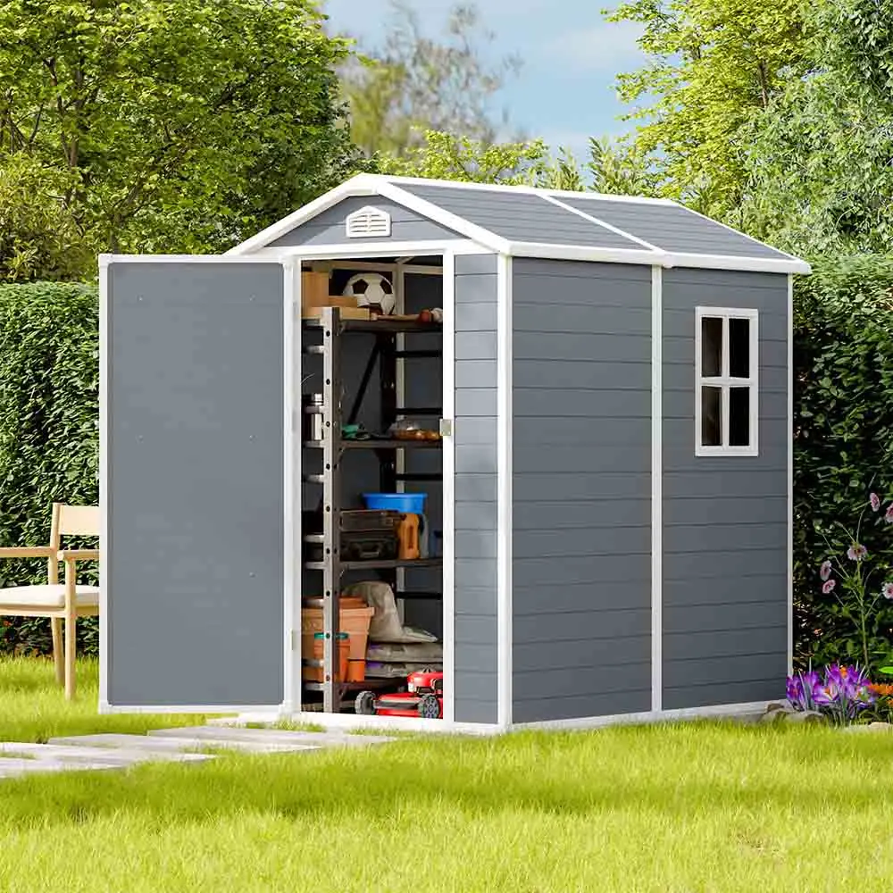 Patiowell 4x6 Plastic Shed Pro