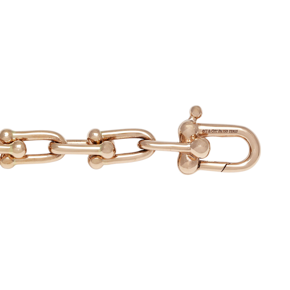 Tiffany & Co. Hardware Link Bracelet 18K Rose Gold 60153082