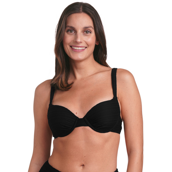 Gina Benotti Damen Bikinioberteil mit Streifenstruktur