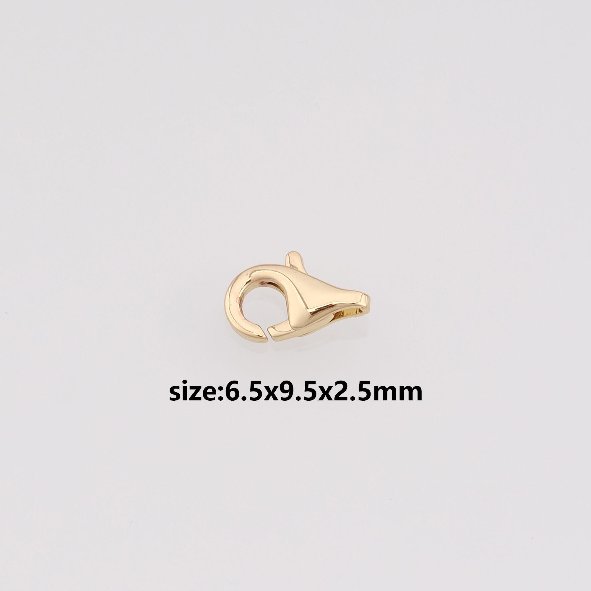 5Pcs 18K Gold Filled Lobster Claw Clasp,Lobster Clasp Lock,Spring Buckle for DIY Jewelry Necklace Bracelet