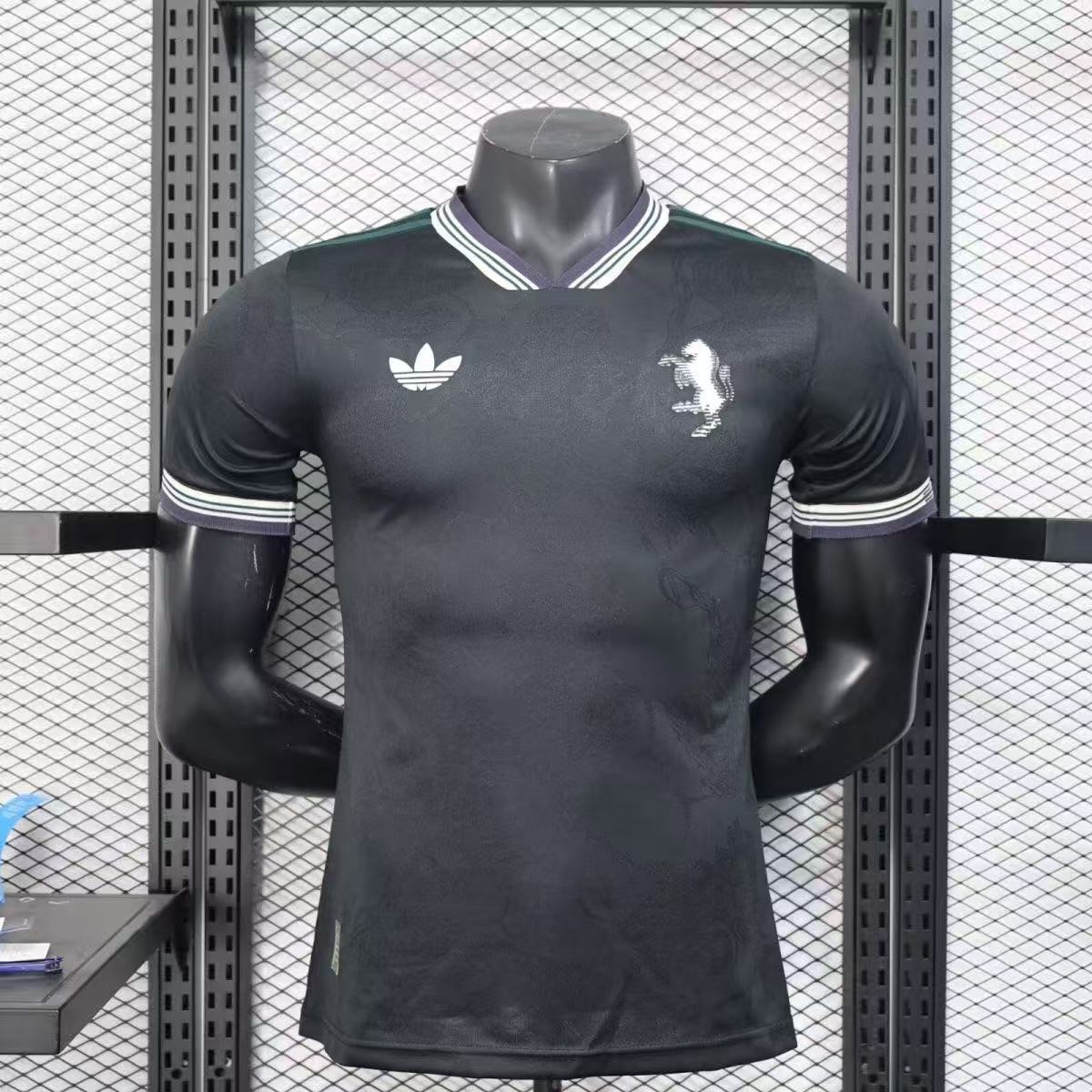 Juventus 25/26 Second Away Player Version Jersey Blackout Retro Edition | Adidas Originals x Juventus Collaboration