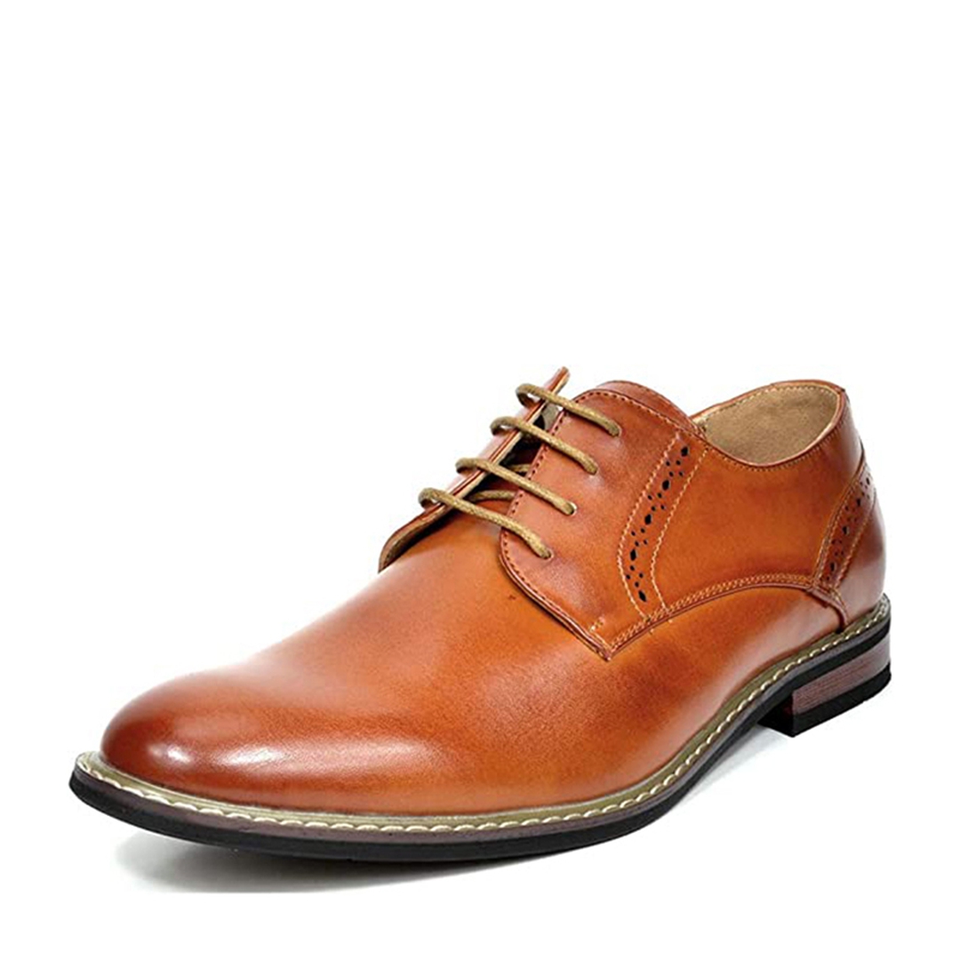 Men's Polished PU Leather Oxford Shoes