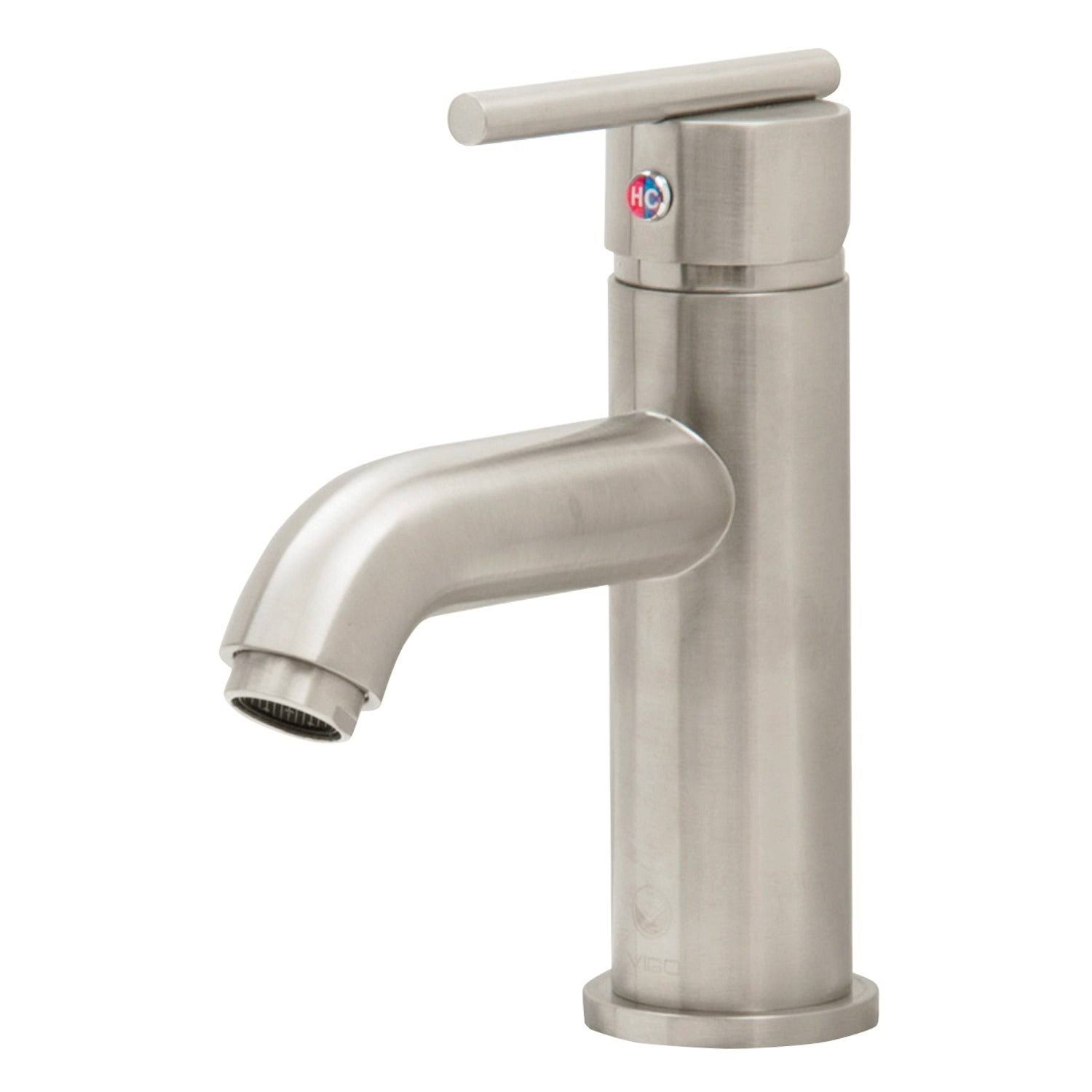 Vigo VG01038BN Setai Single Handle Bathroom Faucet, Brushed Nickel