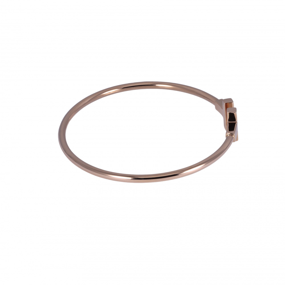 Tiffany & Co. Tiffany T Wire Bracelet 18K Rose Gold 33419759