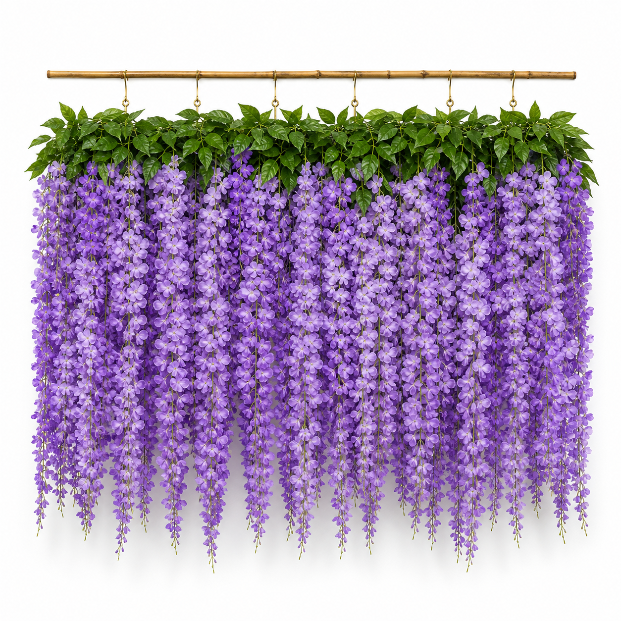 White Wisteria Flowers