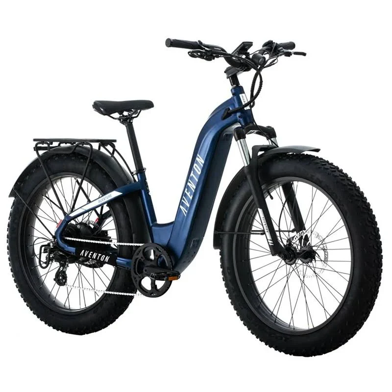 Aventon Aventure.2 Step-Through E-Bike - Regular - Midnight Black