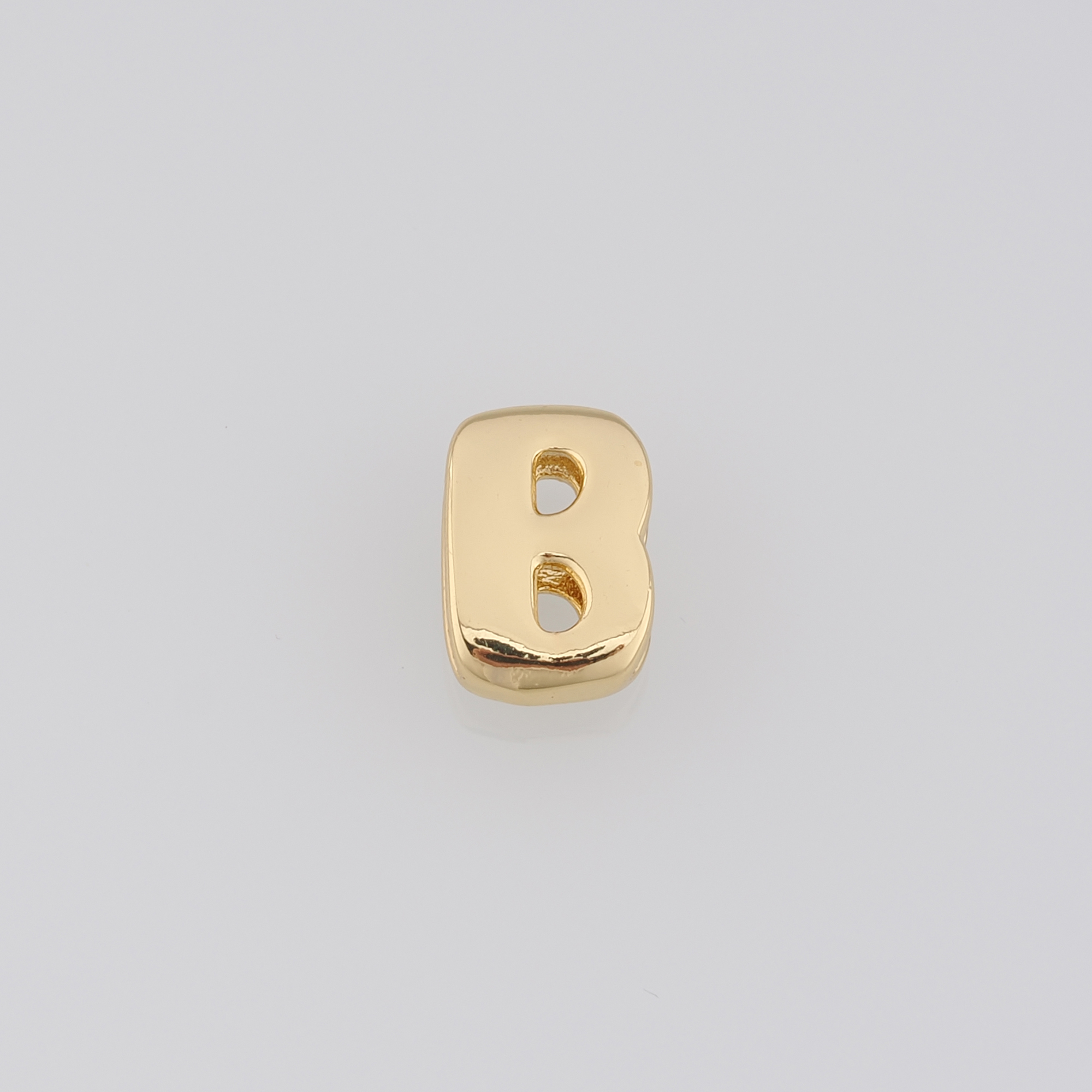 18K Gold Filled Initial Spacer Beads,Letter Spacer Beads,DIY Jewelry Making Supply