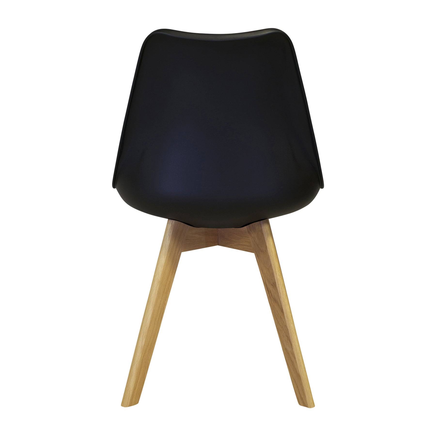 Design Tree Home Jacob Dining Chair, Mid Century Modern, White