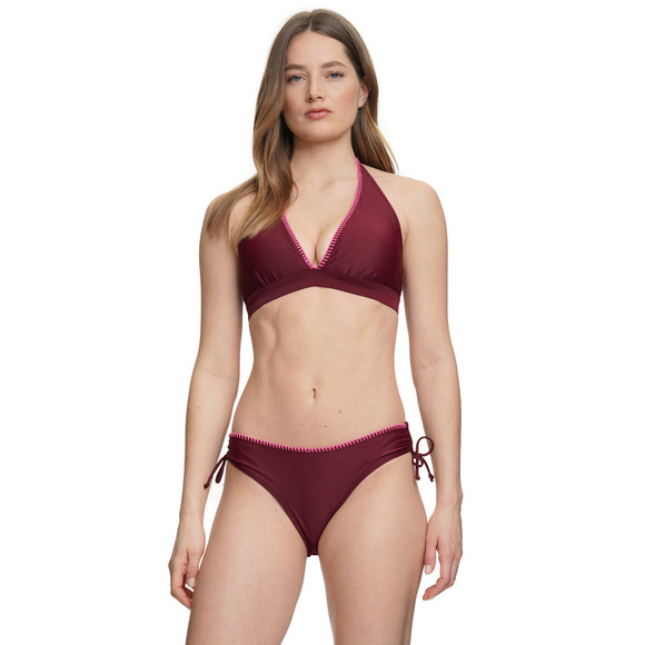 Jonas Nielsen Damen Bikinislip mit Kontraststickerei