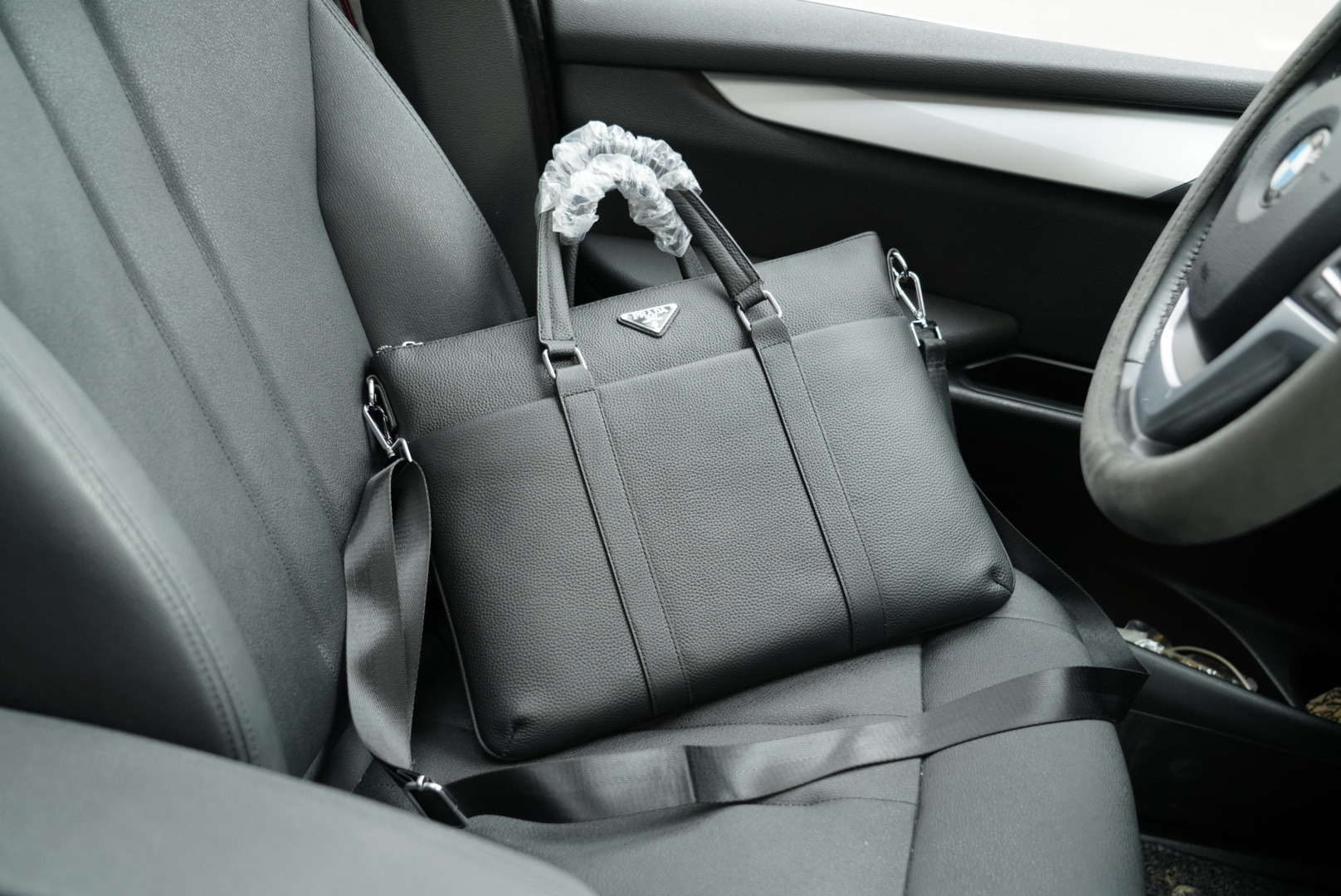 Prada Hand-held Crossbody Backpack High Version - cnluxepick