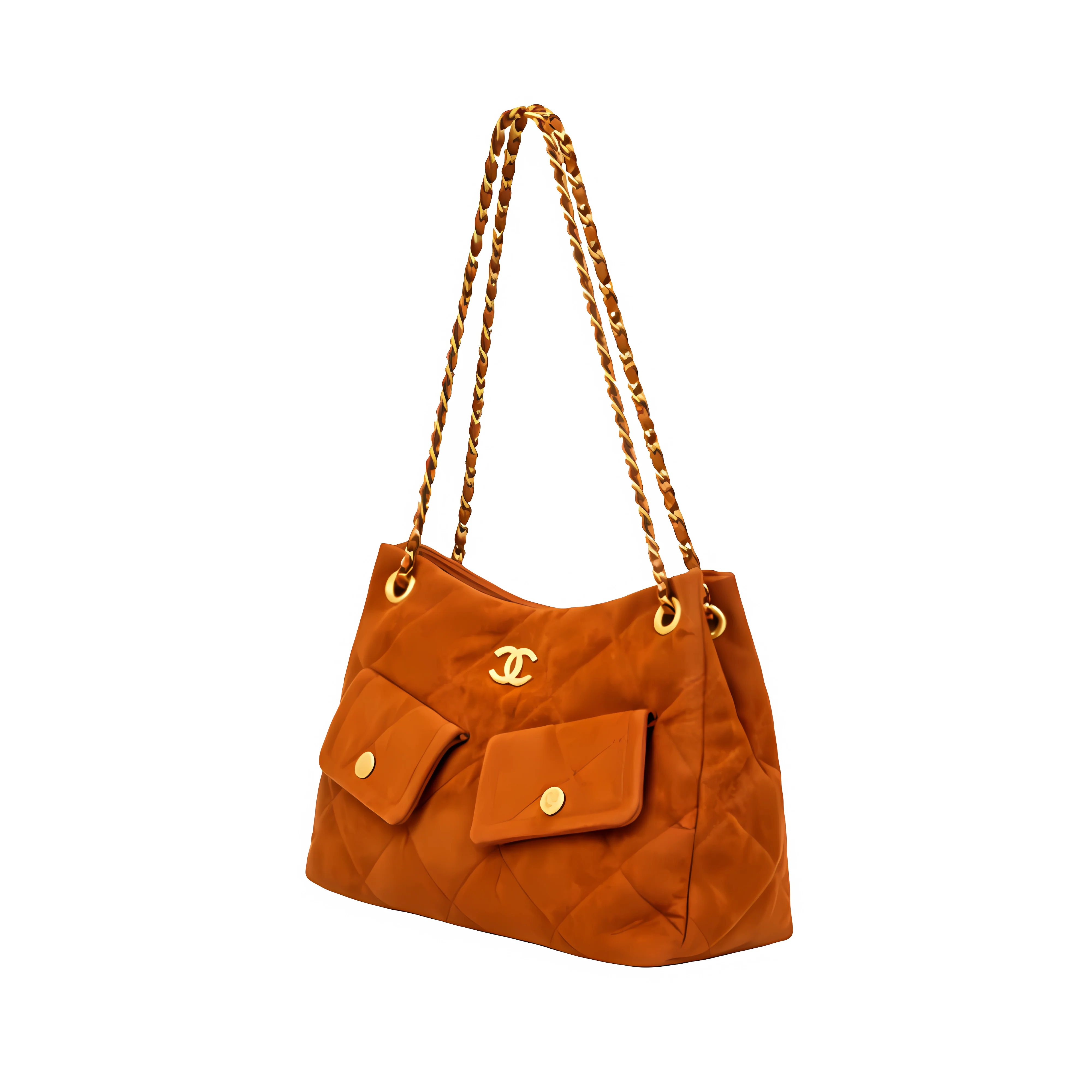 Chanel Bag | 25 Small Hobo Bag Suede Dark Brown