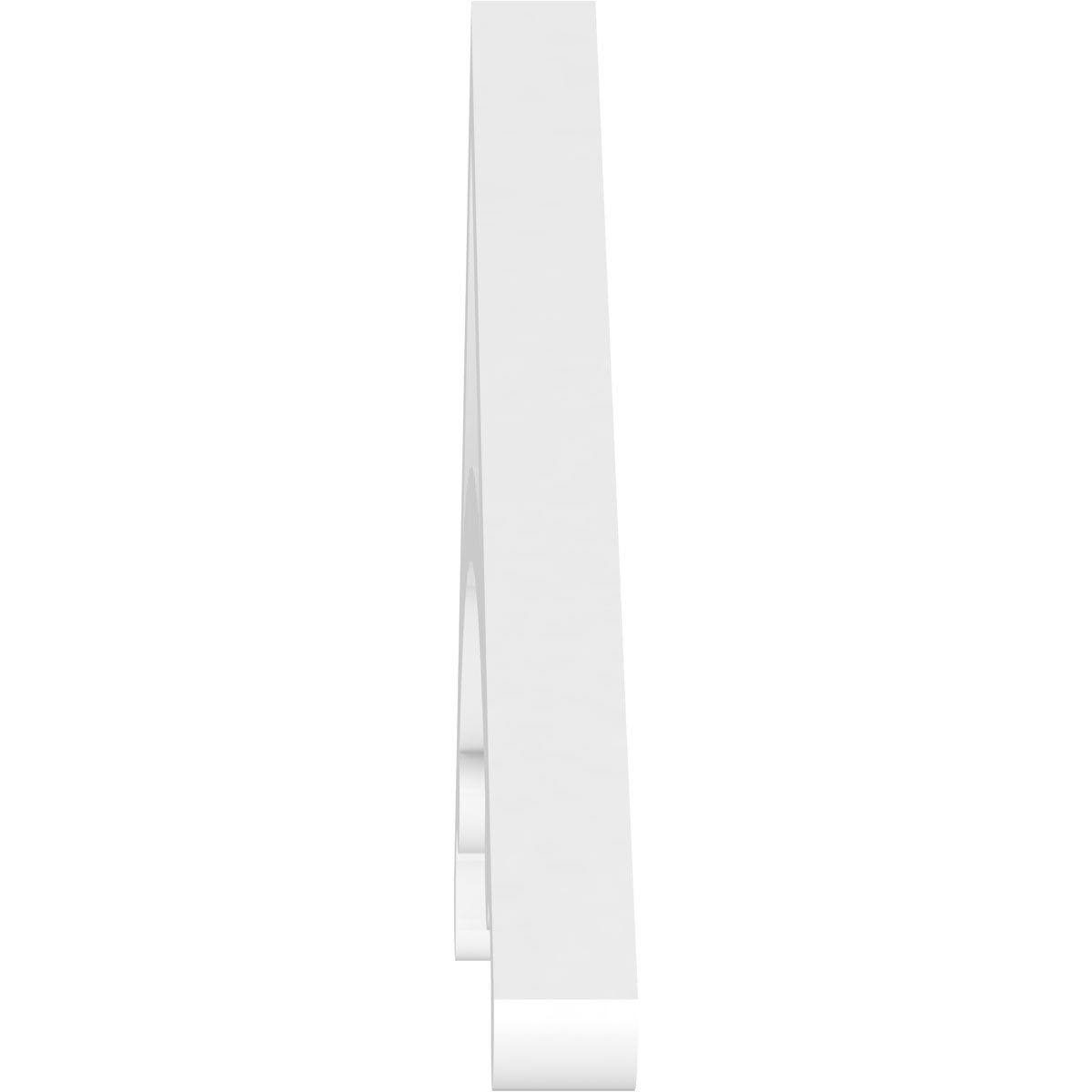 60x22W x 12 1/2x22H x 1x22P (5/12) Pitch Legacy Architectural Grade PVC Gable Pediment