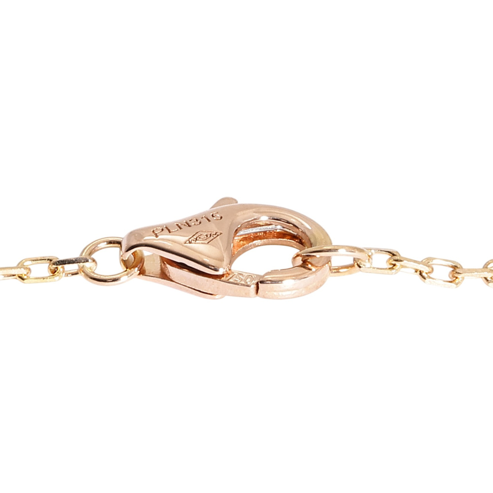 Cartier Trinity Necklace Tri-Gold Diamond B7224586