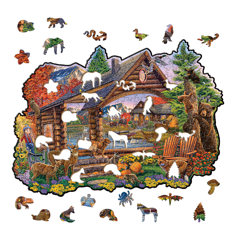 Animal Wooden Puzzle-Lovely Animal Kingdom