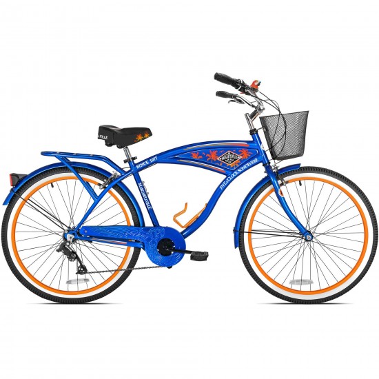 BCA 26″ Multi-Speed Cruiser Men’s Bike, Blue
