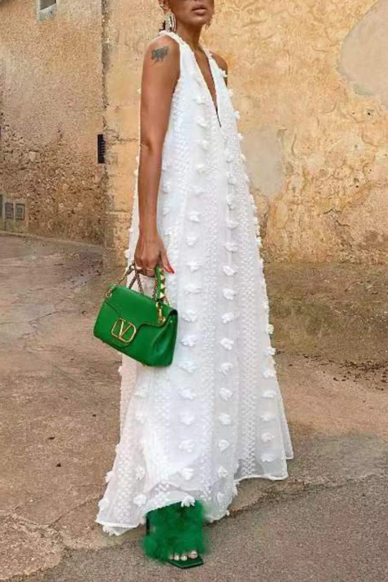 Elegant Halter Backless Maxi Dress - Evening GownClistos