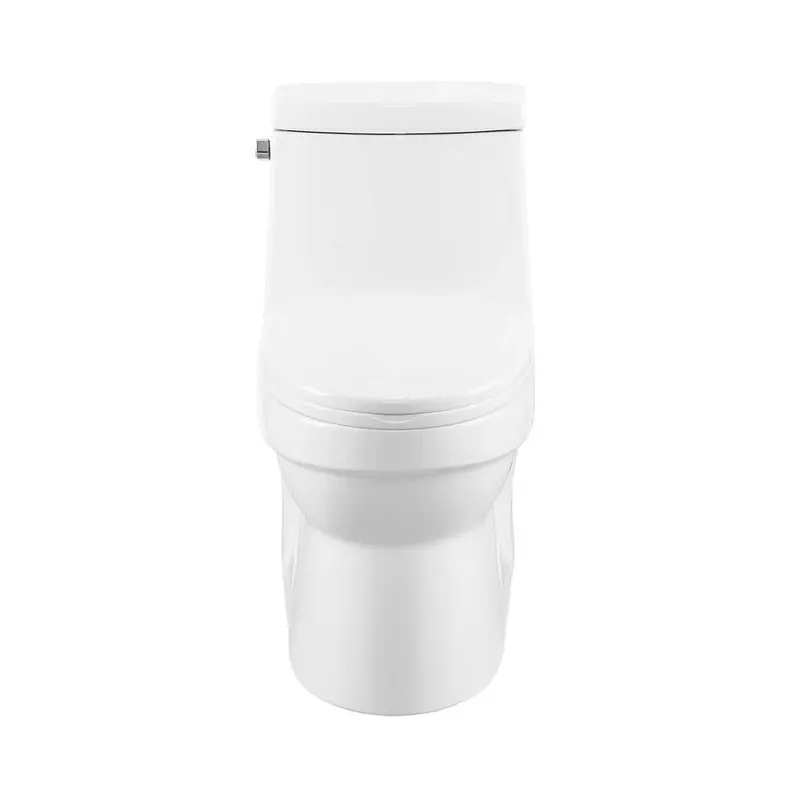 Swiss Madison Virage 1-Piece 1.28 GPF Single Flush Elongated Toilet in Glossy White, Seat Included SM-1T123