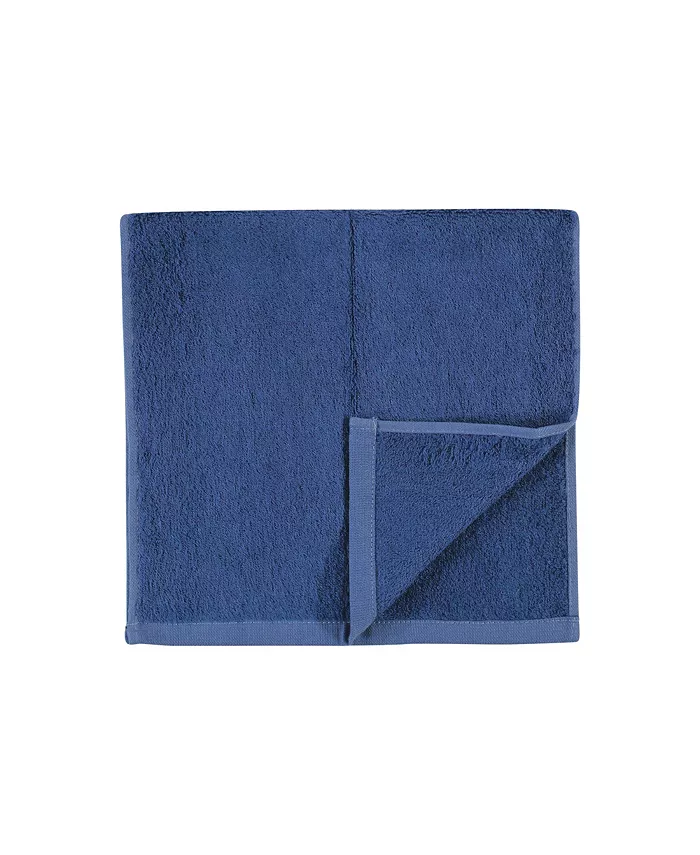 Hudson Baby Infant Boy Rayon from Bamboo Burpcloth 6pk, Blue Orange Lime