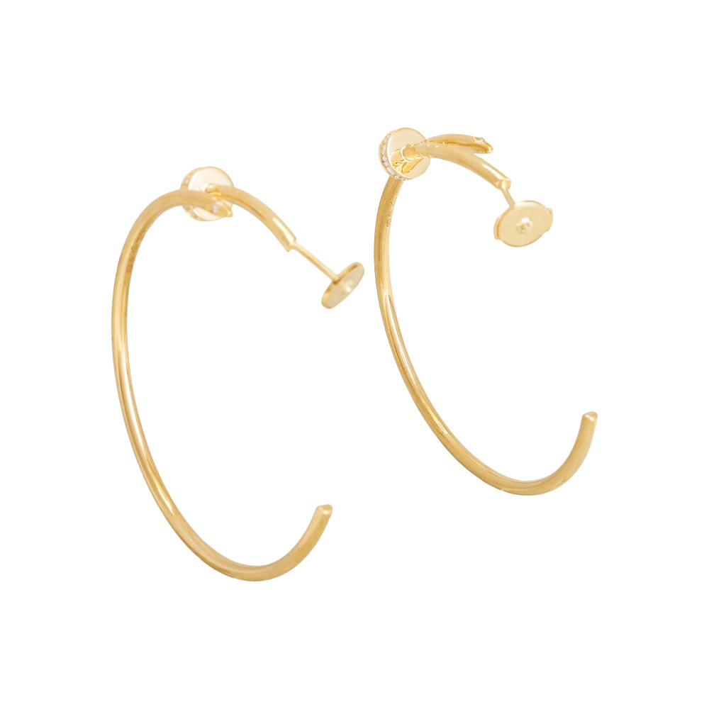 Cartier Juste un Clou Earrings 18K Yellow Gold B8301225