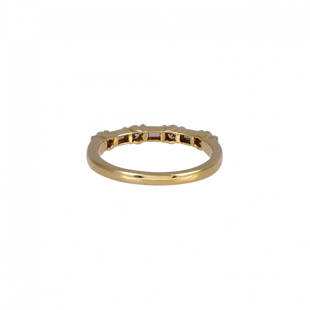 Tiffany & Co. Tiffany Bucket Diamond K18YG Yellow Gold Ring