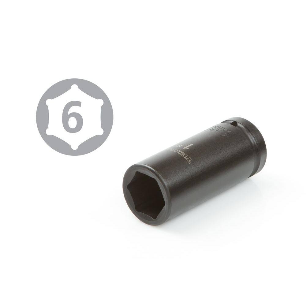 4891 3/4 in. Drive 1   1-1/2 in. 6-Point Deep Impact Socket Set