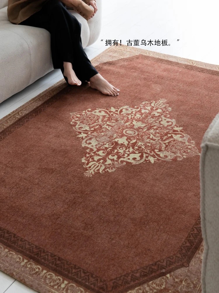 CP079 - Vintage Classic! English Ebony Floor Color Persian Carpet Old Money Style New Zealand Wool Carpet