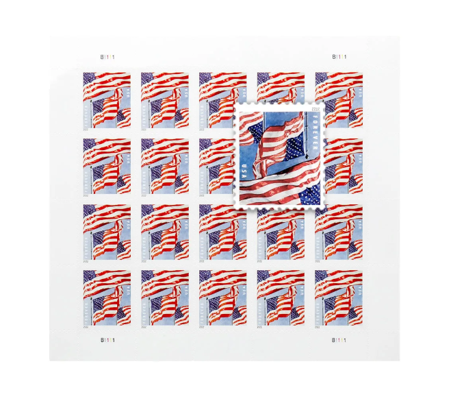 U.S. Flags 2022 Forever Stamp Booklets - USPS