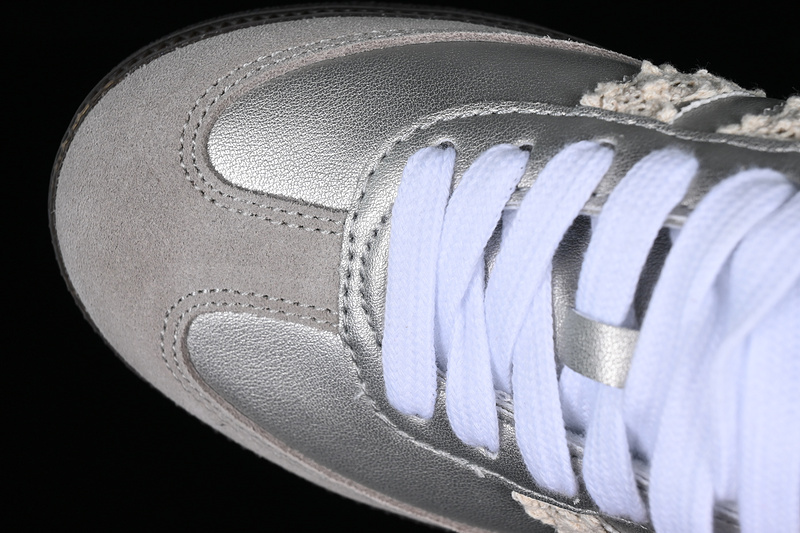 Adidas Samba Vegan Silver/Black/Grey/White B75806