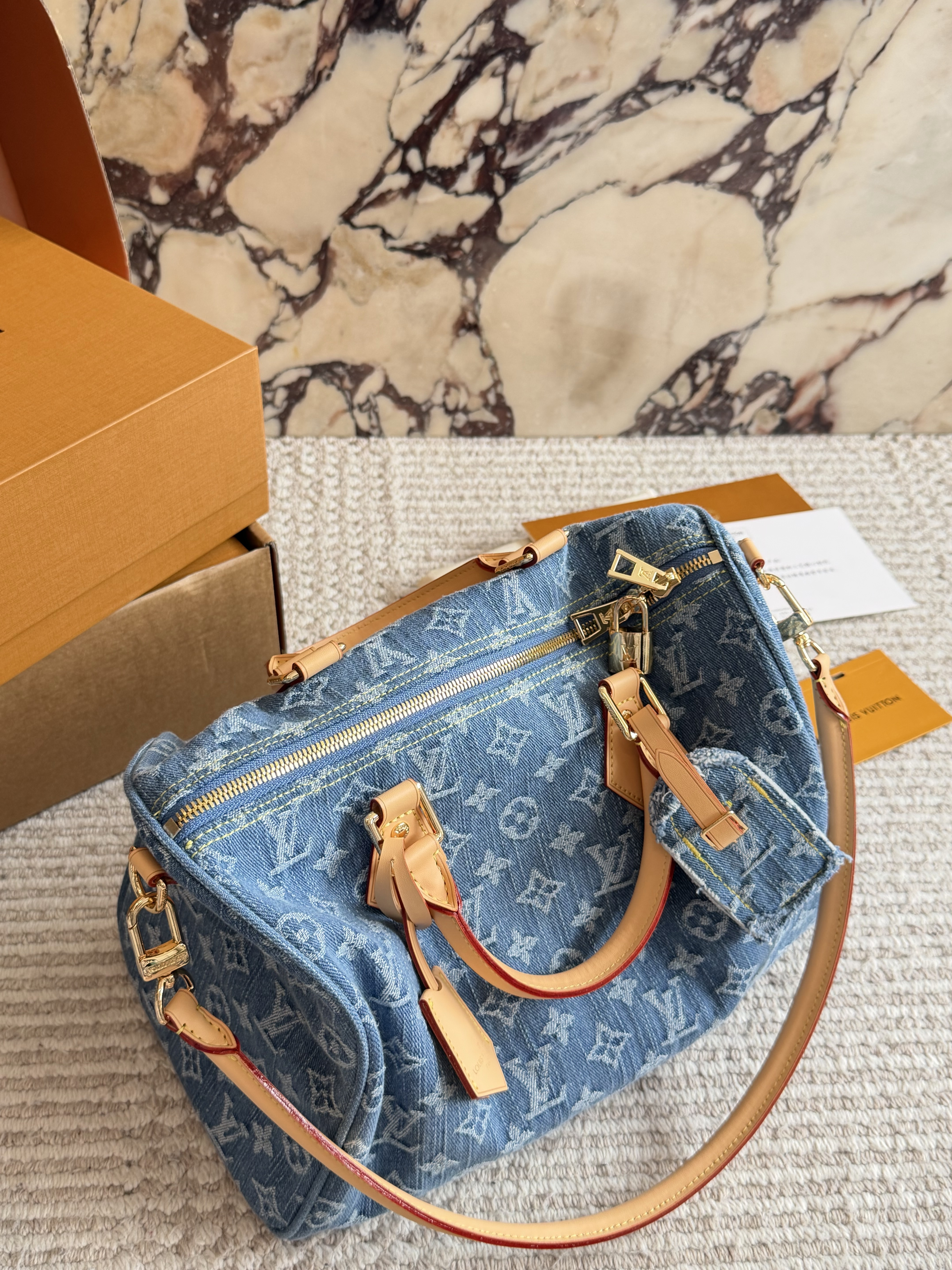 LV Speedy Denim Bag - cnluxepick