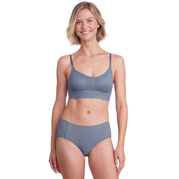 Gina Benotti 2 Damen Pantys mit floraler Spitze